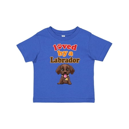 

Inktastic Labrador Chocolate Lab Gift Toddler Boy or Toddler Girl T-Shirt
