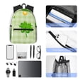 thumbnail image 6 of Lsque St Patrick's Day11 Classic Casual Backpack - Large Capacity Water-Resistant Backpack for School, Work, Travel, and Outdoor Activities, 6 of 8