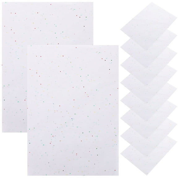 Hemoton 100pcs Sparkling Tissue Paper For Clothing Wrapping Shiny Festive Sheets For Present Wrapping Holiday Wedding Use Lustrous And Glittery A4