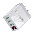 thumbnail image 3 of Adaptador de corriente USB Hugo Carga rápida Blanco, 3 of 6