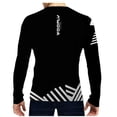 thumbnail image 6 of Men's Rash Guard Shirts UPF 50+ Long Sleeve Fishing Shirts for Men Quick Dry Moisture Wicking Black S, 6 of 7