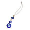 thumbnail image 2 of MasteelfCA Pendentif Clé de Voiture Perlé Porte-Clés Yeux Bleus Pendentifs Clé Décoration pour Amis, 2 of 7