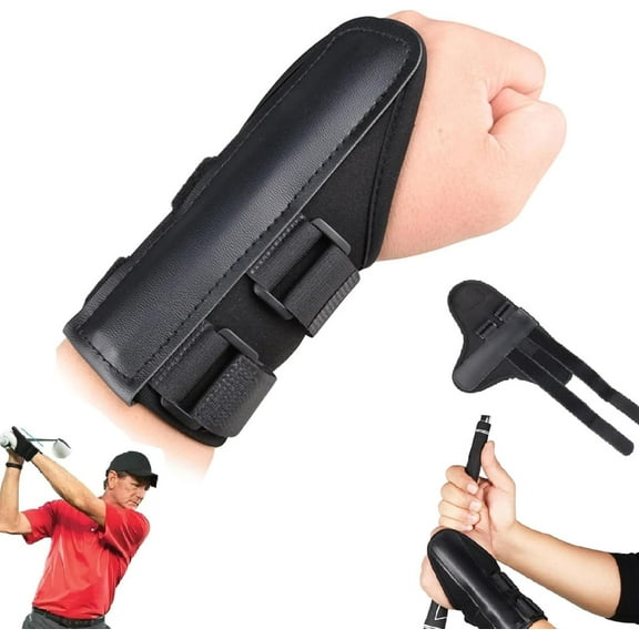 THZY Golf Swing Alignment Brace Wrist Correction Trainer Set Wrist Hinge Aid for Beginner Swing