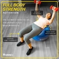 thumbnail image 3 of Pelota de ejercicio URBNFit 66 cm antiestallido para yoga y pilates, 3 of 9