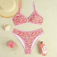 thumbnail image 4 of Top-kevin Women's Sexy Halter Bikini Set Triangle Top String Swimwear Two Piece Swimsuits Cheeky Bathing Suit, 4 of 9