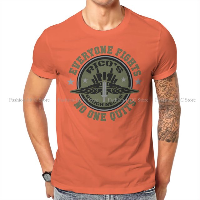 Starship Troopers 100% Cotton TShirts Mobile Infantry Ricos Roughnecks Distinctive Homme T Shirt Funny Size S-6XL Xinyi