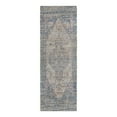 thumbnail image 5 of Unique Loom Chenille Jute Collection Area Rug - Raj (2' 2" x 6' 1" Runner Blue/Ivory), 5 of 6