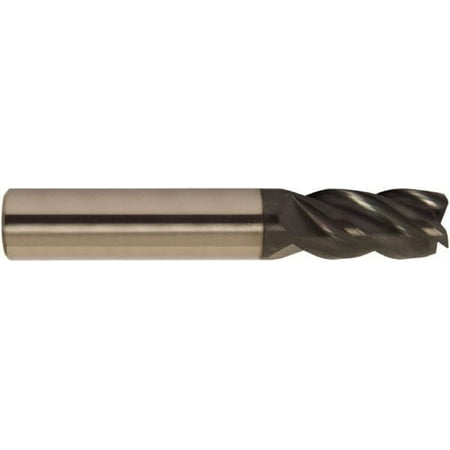 

Accupro 3/4 Diam 4 Flute Single End Solid Carbide 0.03 Corner Radius End Mill AlTiCrN 4 OAL 1-5/8 LOC 3/4 Shank Diam 38° Helix RH Cut RH Flute Centercutting