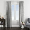 thumbnail image 2 of Bacati Stripes Rod Pocket Blackout Curtain Panel, 42 in x 84 in, 2 of 3