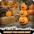 thumbnail image 3 of G128 4ft Halloween Pumpkin Inflatable with LED Lights Outdoor Yard Decoration Fast Inflate, 3 of 9