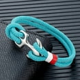 thumbnail image 3 of Nautical Survival Bracelet Dual Rope with Stainless Steel Anchor, 3 of 9