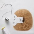 thumbnail image 1 of Qiilu Washable Angora Wool Yarn Kit For Weeding Party Birthday Gift, 1 of 1