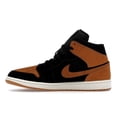 thumbnail image 2 of Jordan Men's 1 Mid SE Black Flax Shoes, from StockX, 2 of 5