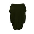 thumbnail image 4 of Lindreshi Long Sleeve Shirts for Women Women Fashion Solid Basic Casual Loose Pullover Long Sleeve T-Shirt Tops, 4 of 5