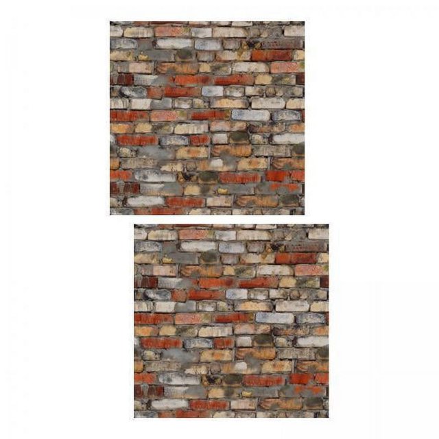 Bunblic 2x Autocollants Maison de Poupée 1:12 Planches Miniatures Meubles Maison de Poupée Feuille de Sol Mini Planche pour Décoration Maison de Poupée 2 Pcs