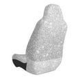 thumbnail image 2 of Lsque Silver Glitter Pattern Car Seat Covers for Front Seats , Waterproof Seat Covers for Cars, Sporty Front Seat Covers,Car Seat Cover Protector Front Seats, 2 of 5