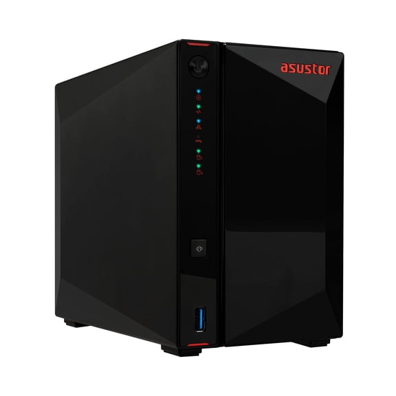 NAS Asustor AS5402T Intel Quad-Core de 2 bahías, 2 GHz, 4 GB DDR4
