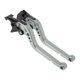 thumbnail image 1 of Palancas de freno y embrague cortas Unique Bargains para Suzuki GSXR600 1997-2003, ajustables en 6 posiciones, palanca de freno de motocicleta de aleación de aluminio tono titanio 1 par, 1 of 7