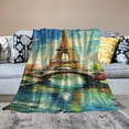 thumbnail image 2 of Orinice Impressionist Painting Warm Lightweight Blanket Soft Fleece Blankets All Seasons Decor Cow Gifts Blanket 50x60in, 2 of 6
