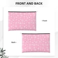 thumbnail image 2 of Cauagu Snowflake pink backgrounds for Tyvek Makeup Bag,Reusable Travel Cosmetic Bag Women Organizer Toiletry Bag Birthday,Gifts for Women Girlfriend Mom Teacher 6.5’’*8.9’’, 2 of 7