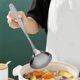 thumbnail image 4 of TEHAUX Cucharón De Sopa De Acero Inoxidable Con Mango Envolvente Para Cocina Y Servicio Confiable, 4 of 8