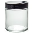 thumbnail image 2 of Premium Vials 8 oz Clear Glass Canning Jars with Black Lids (12 Count), 2 of 2