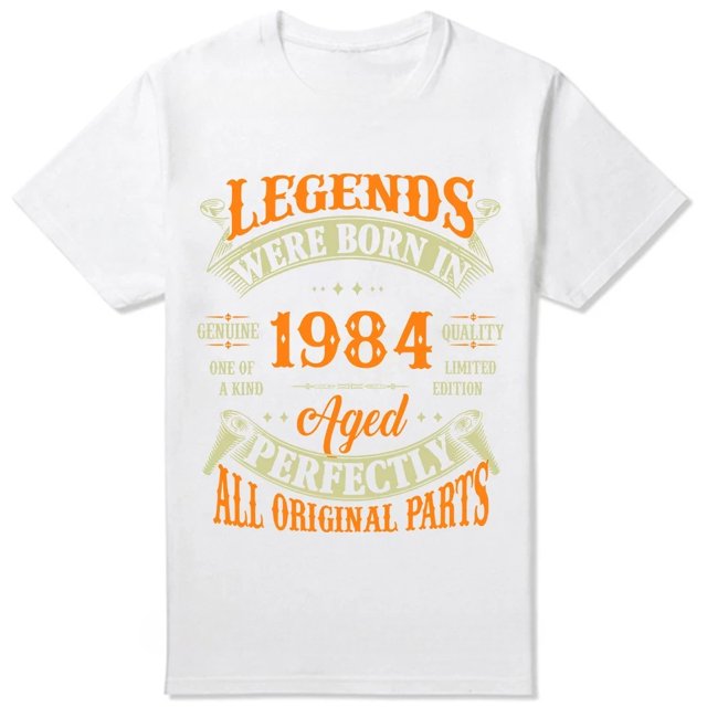 Camisetas gráficas para hombre: Papá y su esposo presentan una cinta de casete vintage de edición limitada de 1984, regalo de 40 cumpleaños, camiseta impresionante