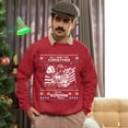 thumbnail image 5 of Christmas Sweatshirt, All I Want For Christmas Is My Airman Home Military Sweatshirt, Patriotic US Air Force Ugly Holiday Jumper, Emotional Soldier Support Gift for Families & Veterans, 5 of 5