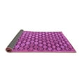thumbnail image 2 of Ahgly Company Indoor Round Abstract Purple Contemporary Area Rugs, 6' Round, 2 of 4