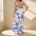 thumbnail image 3 of Vestido de Verano para las Mujeres, Impresión de Moda sin Mangas, Vestido de Eslinga Ajustable Fuera Del Hombro, 3 of 7
