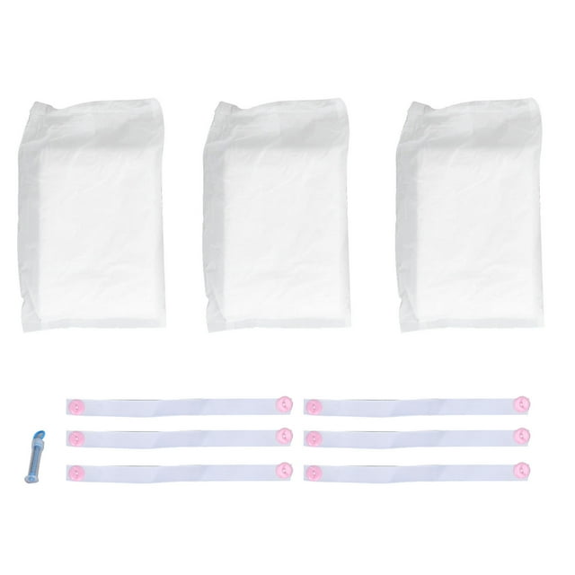 Almohadillas sanitarias menstruales posparto, diseño de desviación medida, amigables con la piel, transpirables, embalaje Individual, 3 uds.
