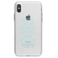 thumbnail image 1 of DistinctInk Clear Shockproof Hybrid Case for iPhone X / XS (5.8" Screen) - TPU Bumper Acrylic Back Tempered Glass Screen Protector - I Pretend to be Normal But It Gets Boring, 1 of 5