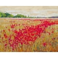thumbnail image 2 of Gardner, Jennifer 18x15 White Modern Wood Framed Museum Art Print Titled - Poppies Evening Light II, 2 of 4