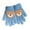 Blue, variant on KyCheLot Boys and Girls Fleece Gloves Solid Color Full Finger Elastic Gloves Kids Comfy Thermal Gloves