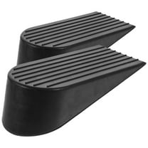 2pcs Extra Large Rubber Door Stoppers Heavy Duty Door stopper Wedge For Home And Garage Black Door Stopper For Heavy Duty Doors