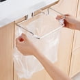 thumbnail image 4 of Innovative Kitchen Garbage Bag Holder Convenient Cabinet Door Garbage Bag Holder Sturdy Storage Rack for Small Spaces, 4 of 11