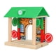 thumbnail image 2 of Decoración de vías de tren y rieles de madera, accesorios de escena, juguetes compatibles con la mayoría de rieles de madera. Estación de barricadas, 2 of 9