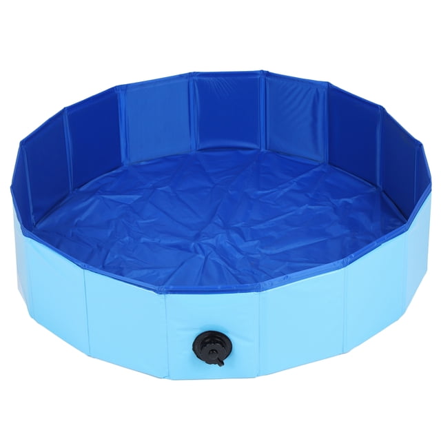 Piscina Para Perros, Bañera Para Mascotas Para Exteriores/interiores Para Cachorros Para Ducha Ccdes Azul 80 x 30 cm / 31,5 x 11,8 pulgadas