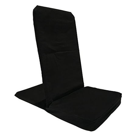 BackJack Regular Floor Chair, Cotton, Black