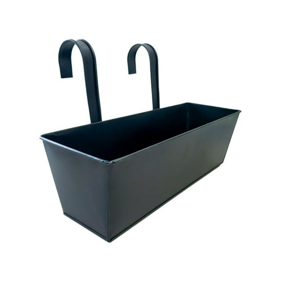 RUISINERY Large Hanging Flower Pots for Balcony or Deck Railing Indoor Planter Box for Flowers Countryside Styles Plant Holder