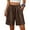 Coffee, variant on NTACZA With Pockets Gym Shorts Women High Elastic Waist Bermuda Wide Leg Relaxed Fit Vacation Walking For Beach Casual Shorts For Women 2026