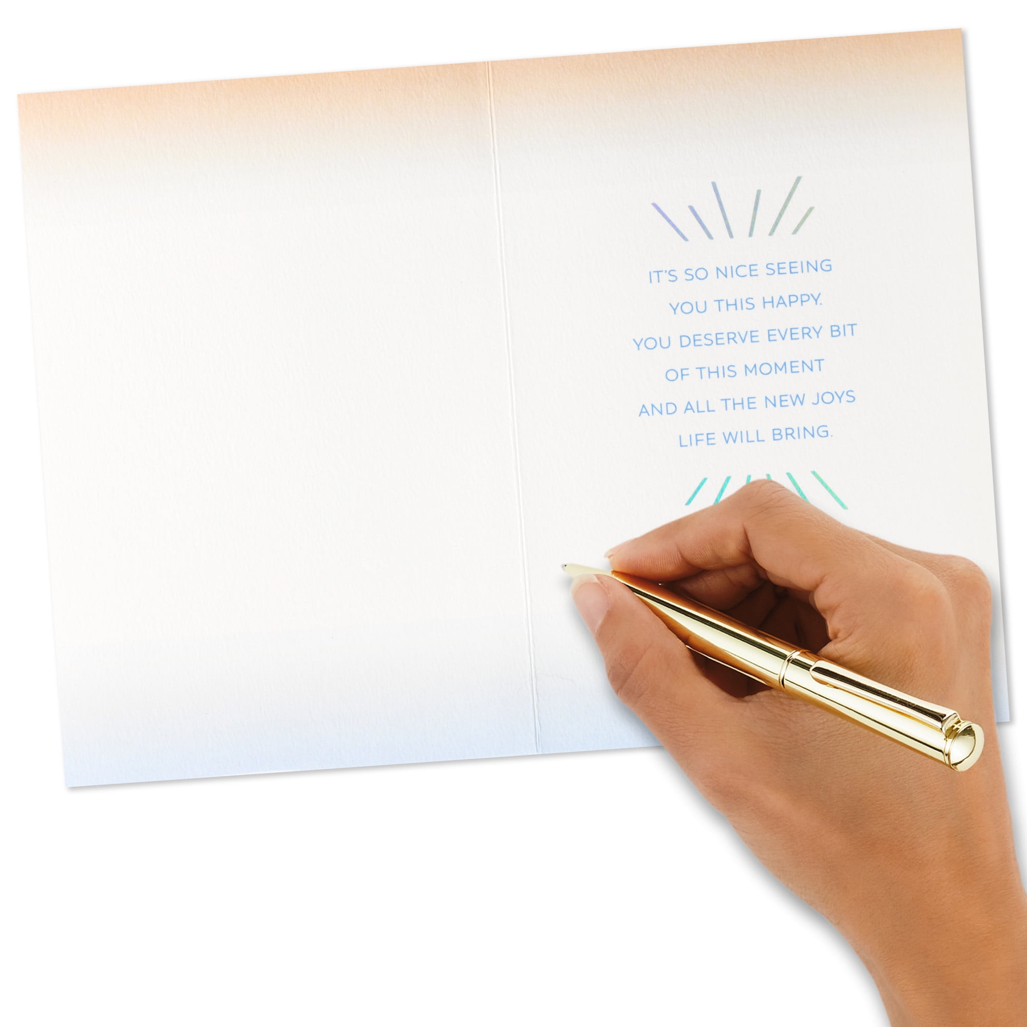 Hallmark Congratulations Card (You Deserve This Happiness)