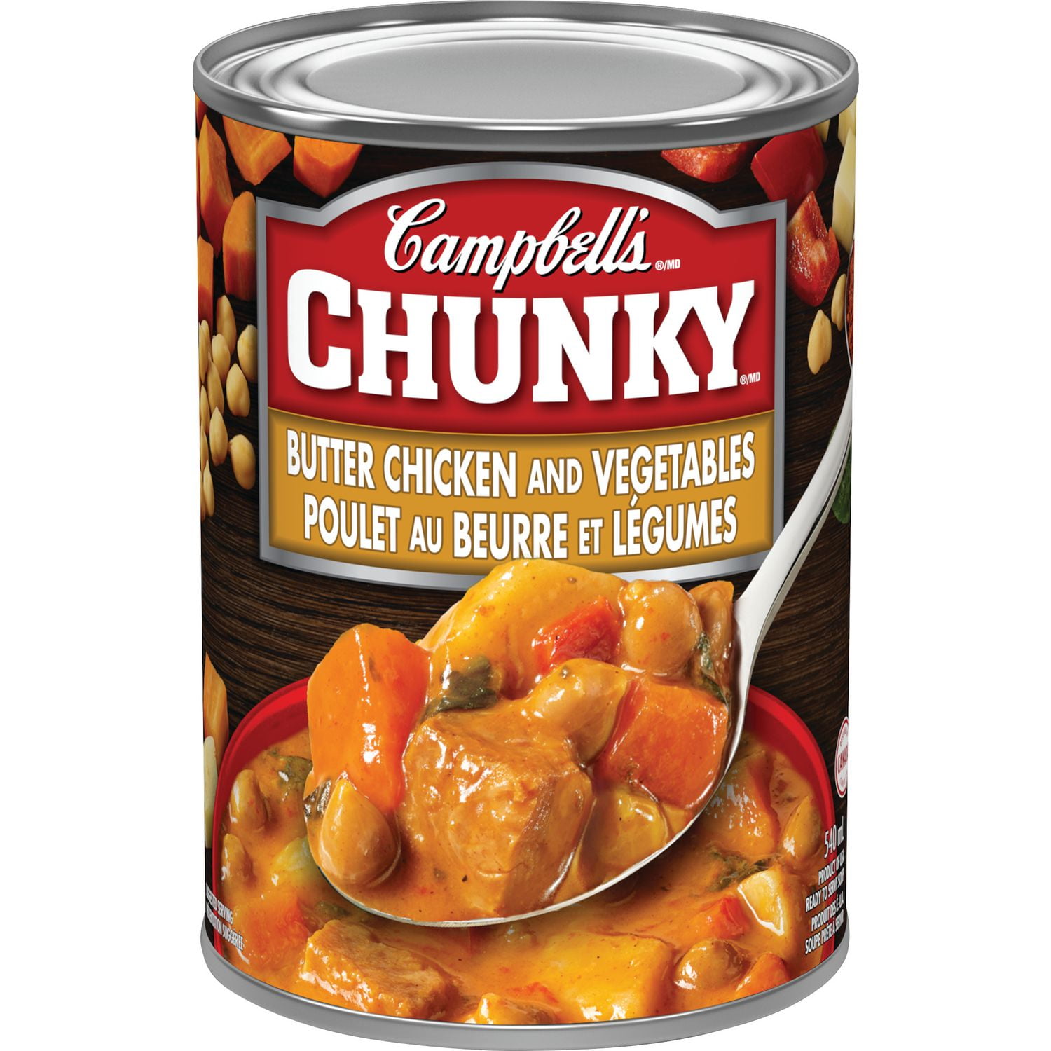 Campbell's® Chunky® Butter Chicken and Vegetables Ready to Serve Soup, Shelf Stable