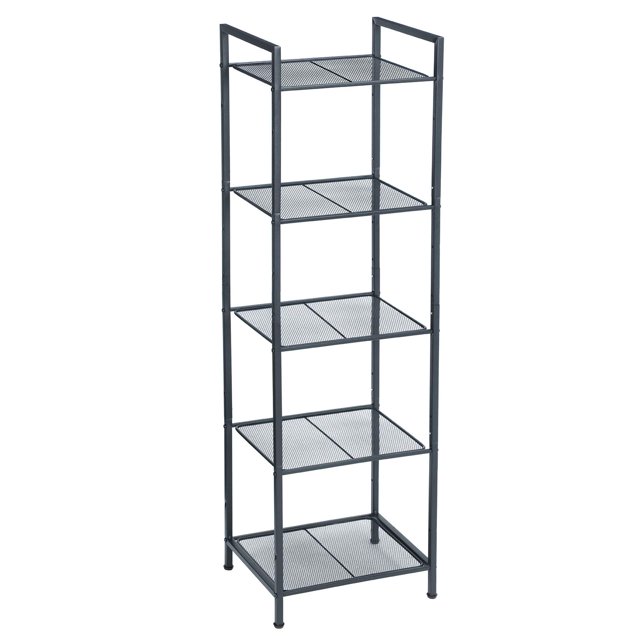 Estante SONGMICS UBSC35BK de 5 niveles, ajustable, 30 x 38 x 128 cm