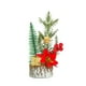 thumbnail image 1 of Mini árbol artificial de Navidad en miniatura con luz para decoración de fiestas y oficinas. Regalos de navidad, 1 of 9