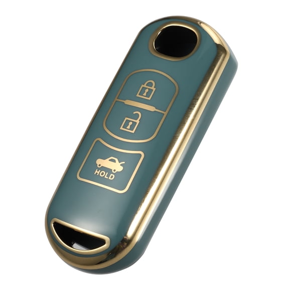 TPU 3 Button Keyless Entry Remote Cover Key Fob Cover Fit for Mazda 2 3 6 CX3 CX4 CX5 CX7 CX9 Blue