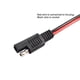 thumbnail image 2 of SAE Extension Cable 14AWG SAE Power Auto Extension Cable SAE to SAE Quick Disconnect Wire Harness SAE Connector Cable, 2 of 5