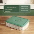 thumbnail image 3 of 2 cajas para albóndigas de gran capacidad para el hogar, refrigerador, congelador, cajas especiales selladas para almacenar raviolis de alimentos congelados frescos de múltiples capas, 3 of 5