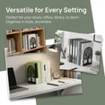 thumbnail image 5 of Unique Bargains Expandable Non-Skid Geometric Bookends With Compartments 2 Pcs Style B, 5 of 5