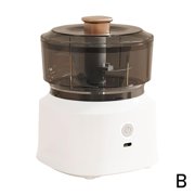 Premium portable electric garlic chopper, 25w powerful mini food processor with one-touch operation, safe food-grade pp material for onion, ginger & herbs, 5. 3x4 inch compact size
